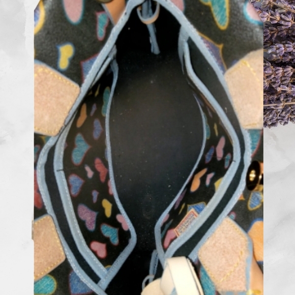 Dooney & Bourke rainbow tote and wristlet - Picture 2 of 5